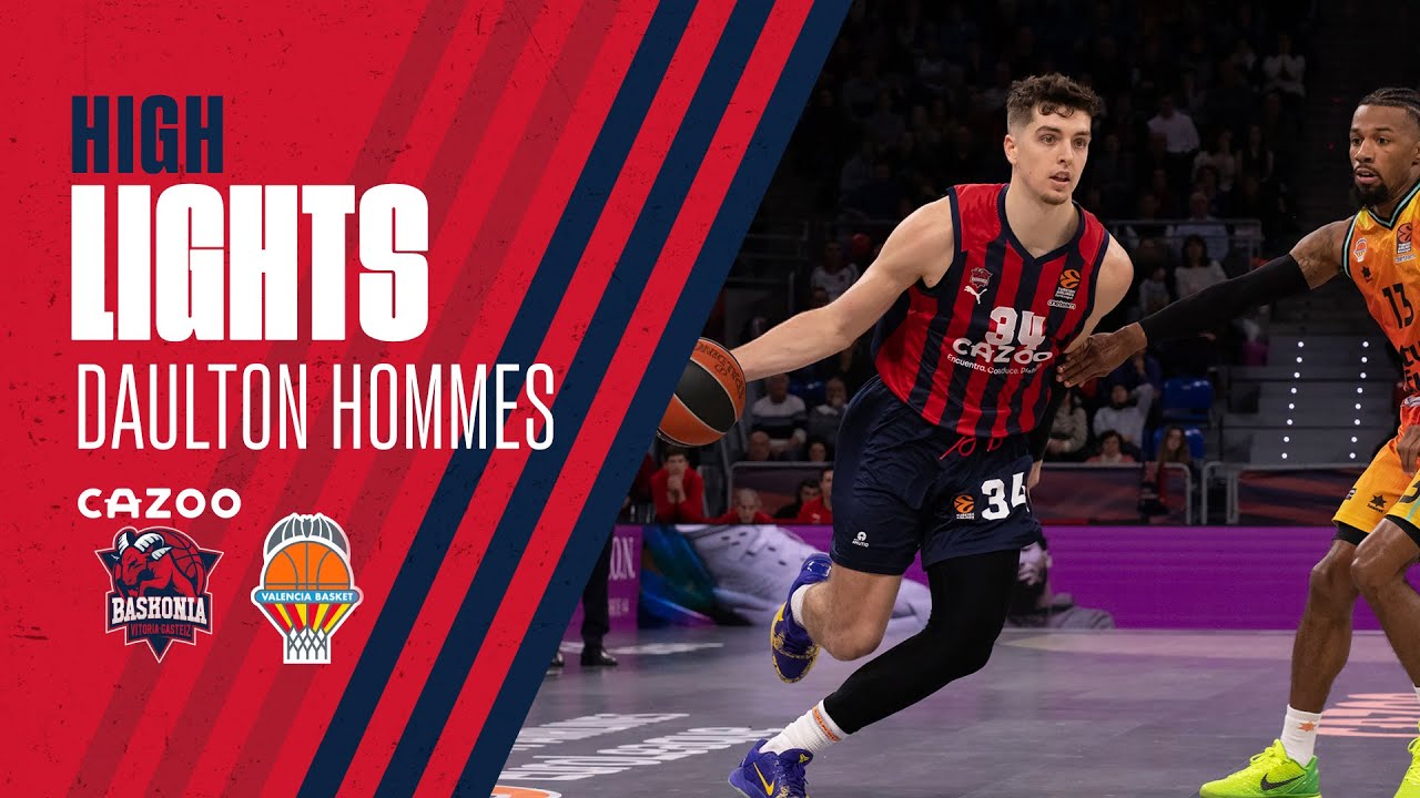 💥🎬 Highlights | Daulton Hommes 24 pts, 6 rbt y 31 VAl  vs  Valencia Basket
