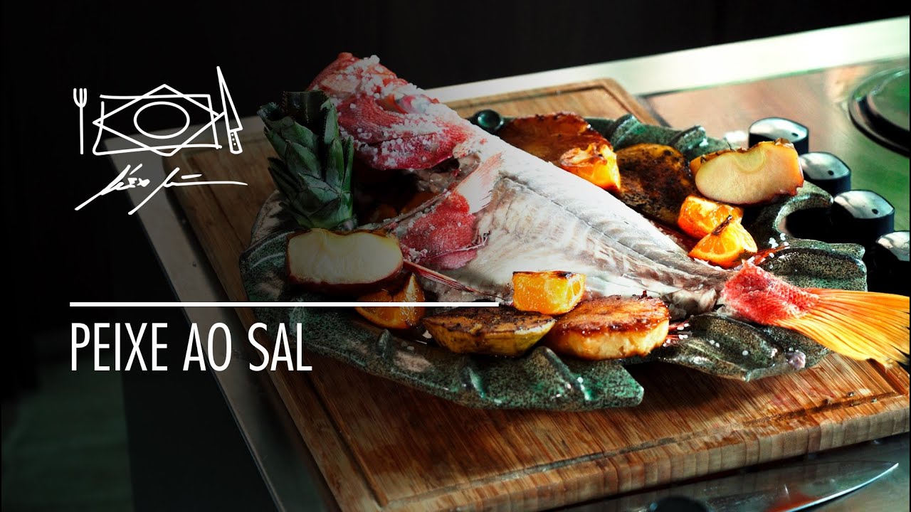 Peixe ao Sal com frutas por Alex Atala