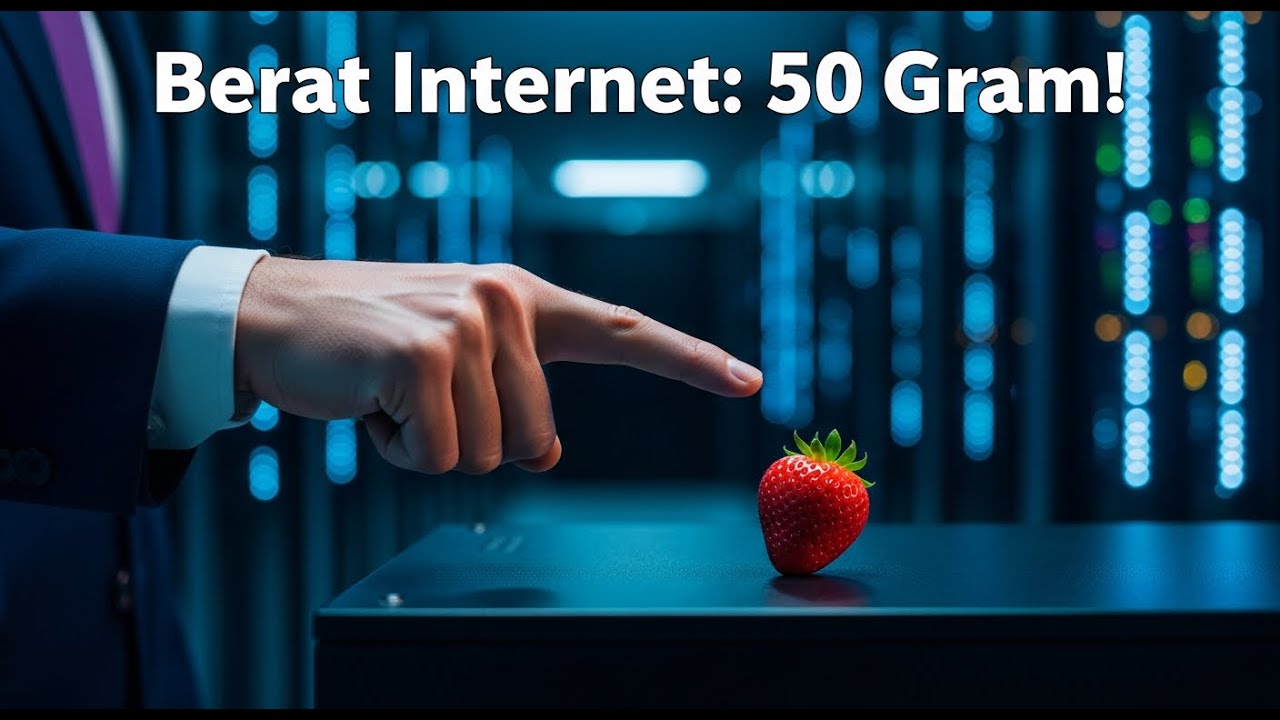 Mengejutkan! Ternyata Berat Seluruh Internet Hanya Setara Buah Stroberi