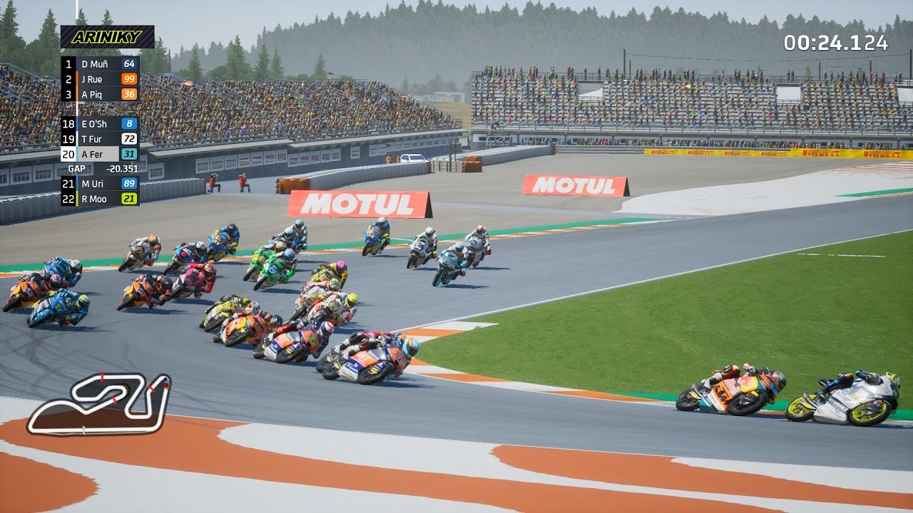 Live Moto3 Race | 2025 ValenciaGP – Circuit Ricardo Tormo | MotoGP 24 Mod