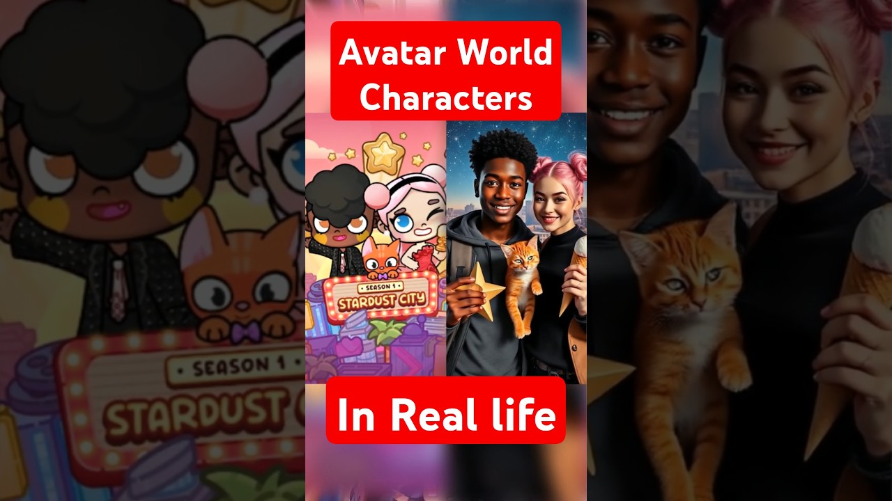 Avatar World Characters in Real Life #avatarworld #pazu