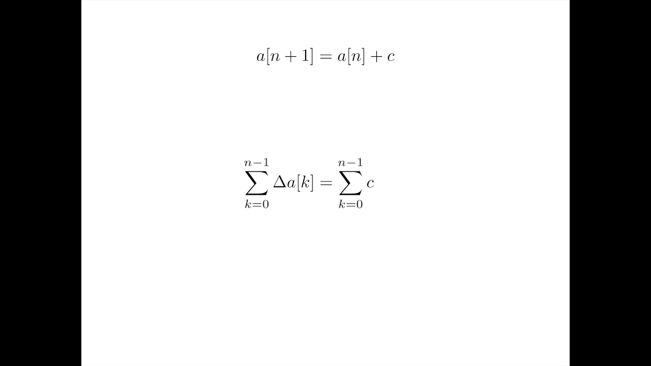 Intro to Discrete Calculus