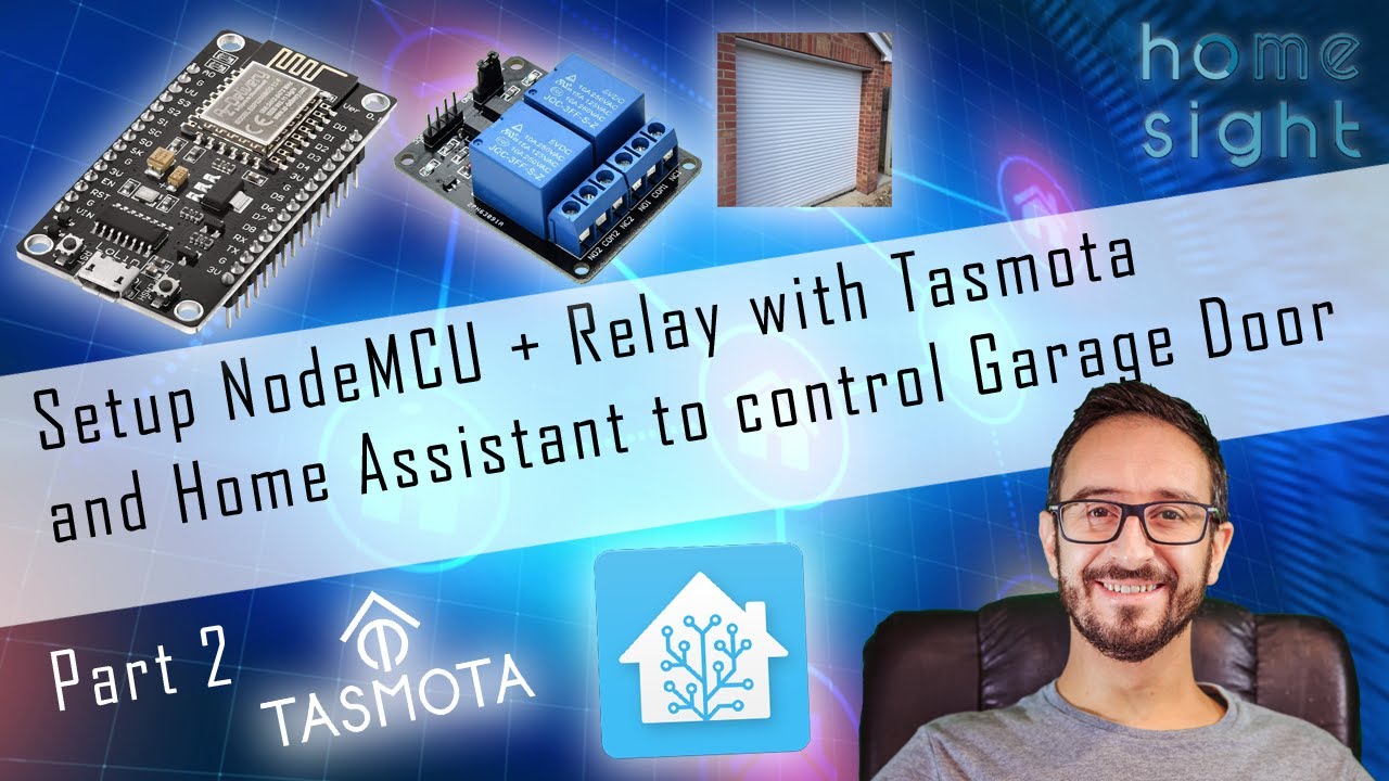 How to setup NodeMCU with a Relay into Home Assistant and Node Red to control  garage door - Part 2