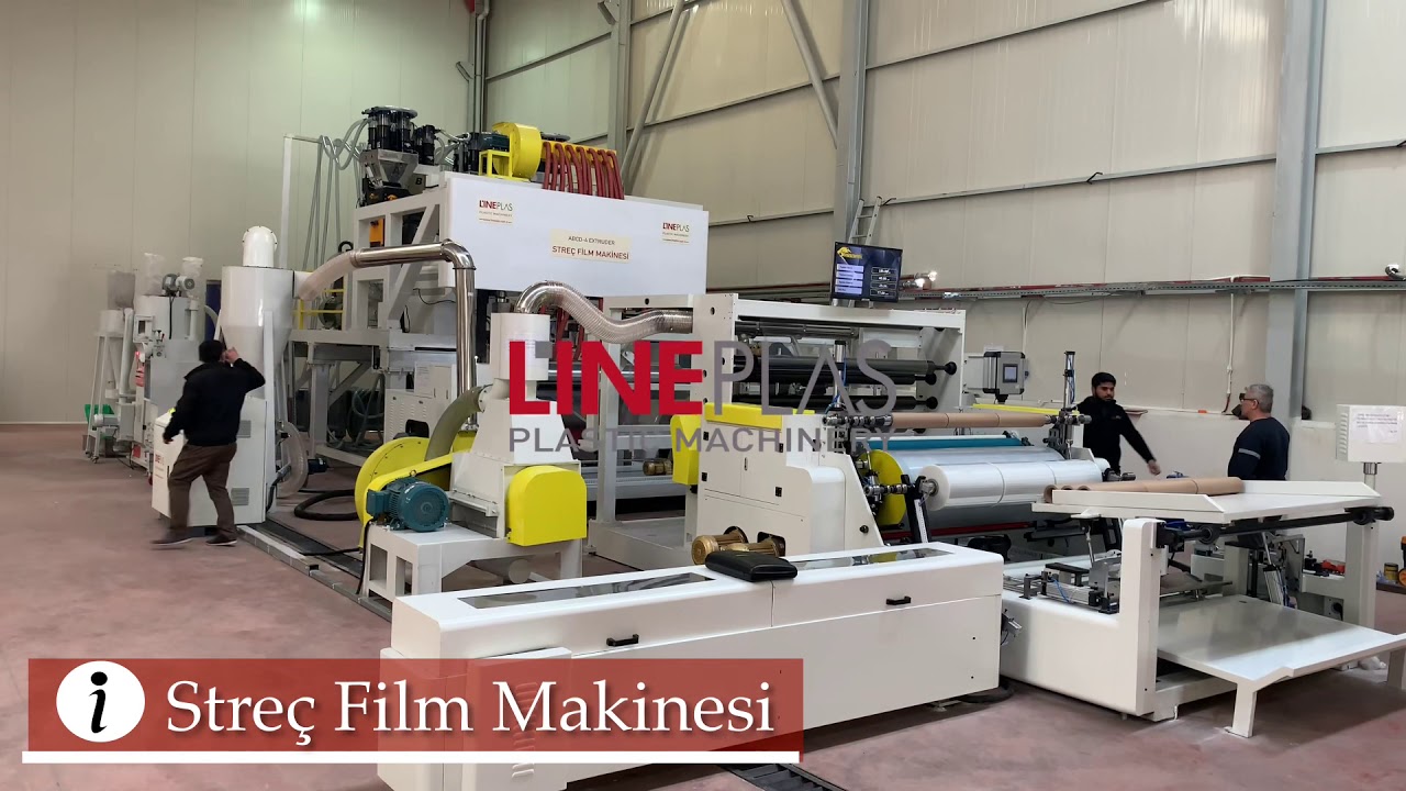 Full Otomatik Streç Film Makinesi , Stretch Film Machine With Thickness Control