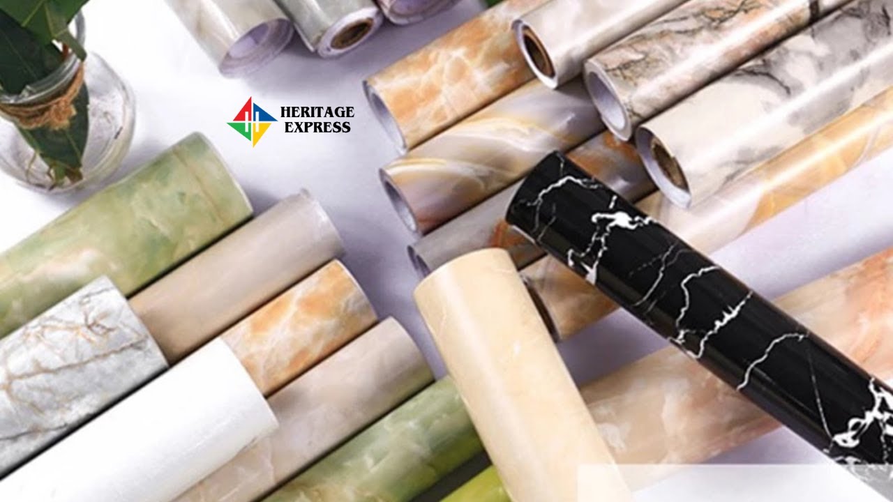 Top Quality Cabinet PVC Self-Adhesive Wallpaper for Furniture / Kitchen / Bathroom & More .........