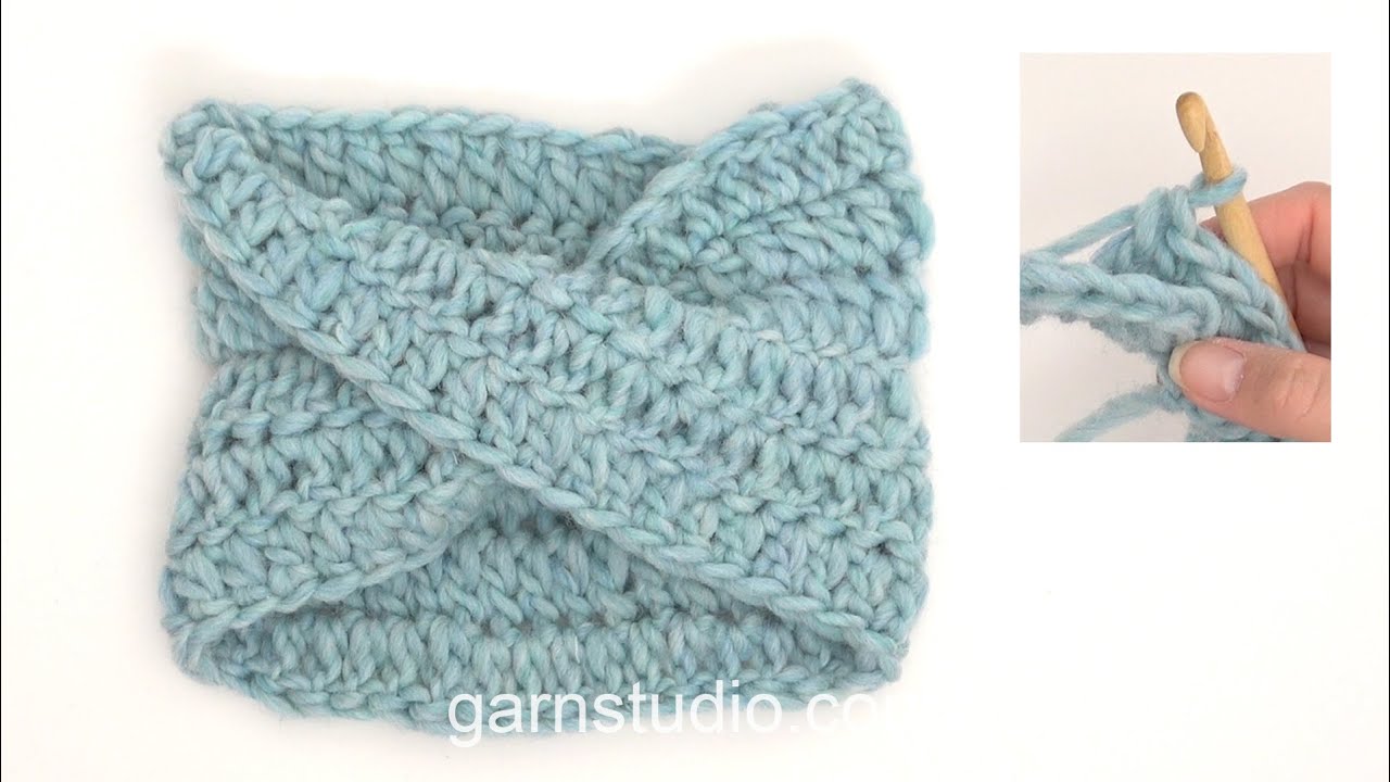 How to crochet a Moebius/Möbius ring