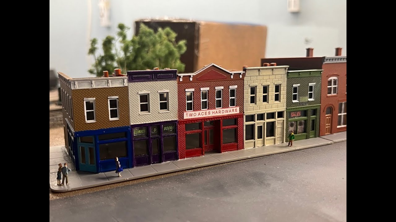 Walthers Merchant's Row 1 N Scale Build / Review