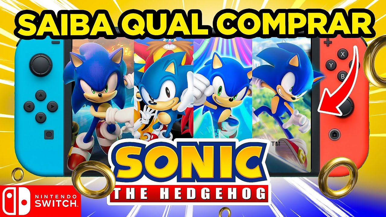 GUIA DEFINITIVO de SONIC no Nintendo Switch: Qual comprar? Qual começar? Opções baratas