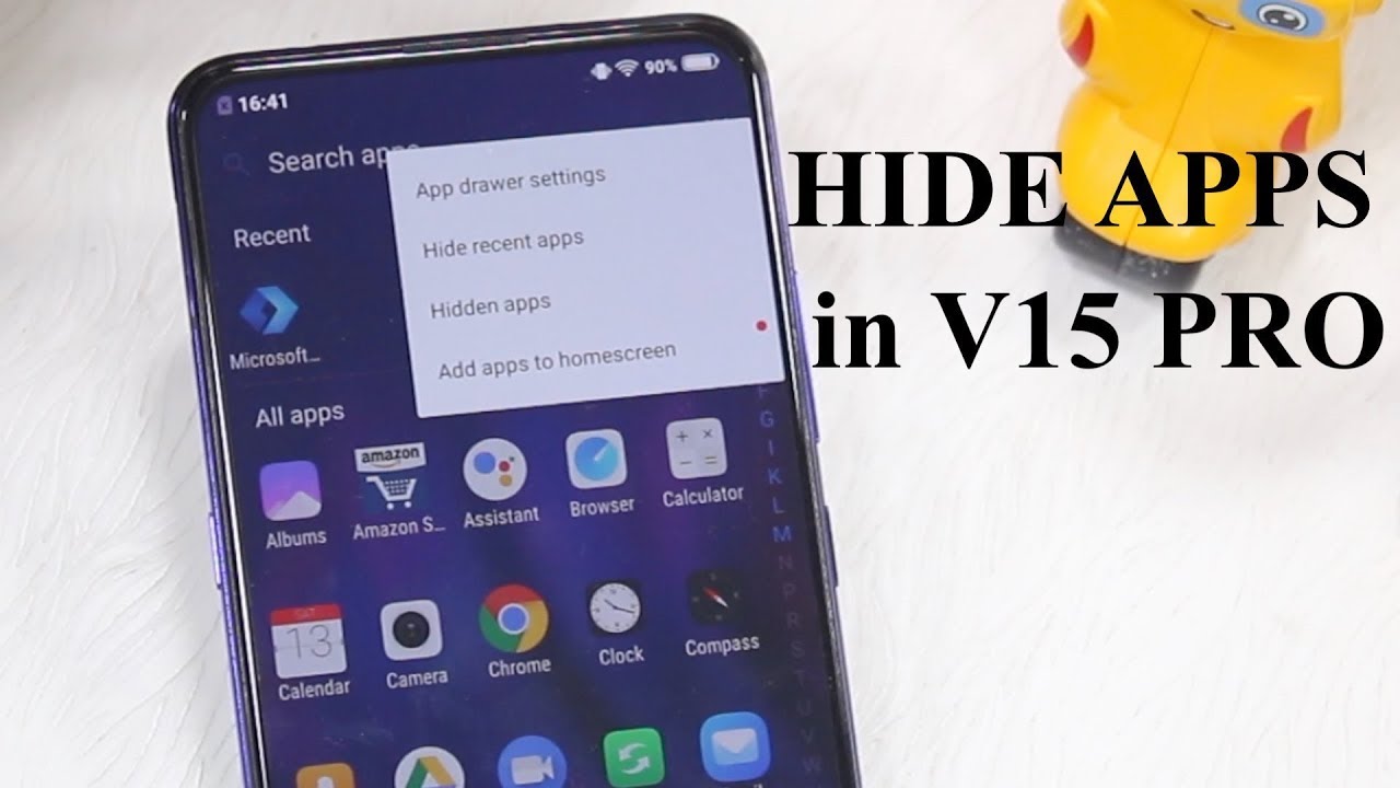 Vivo V15 Pro: How to Hide Apps [Hindi]