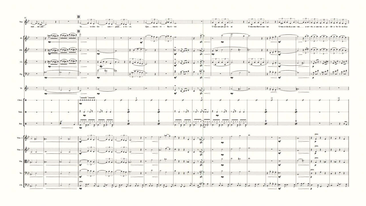 Se Todos Fossem Iguais a Você | Tom Jobim | Vinícius de Moraes | Arranjo para Orquestra de Câmara