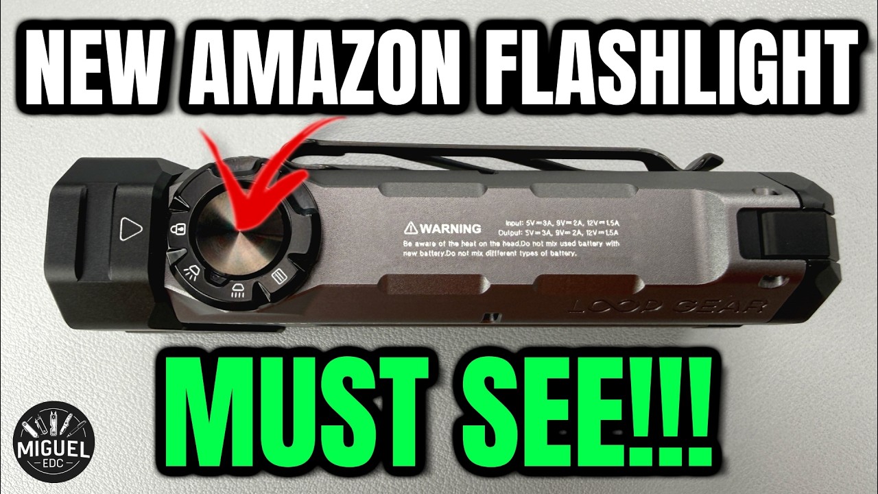 Prepare To Be Blown Away By This Incredible NEW Amazon EDC Flashlight!