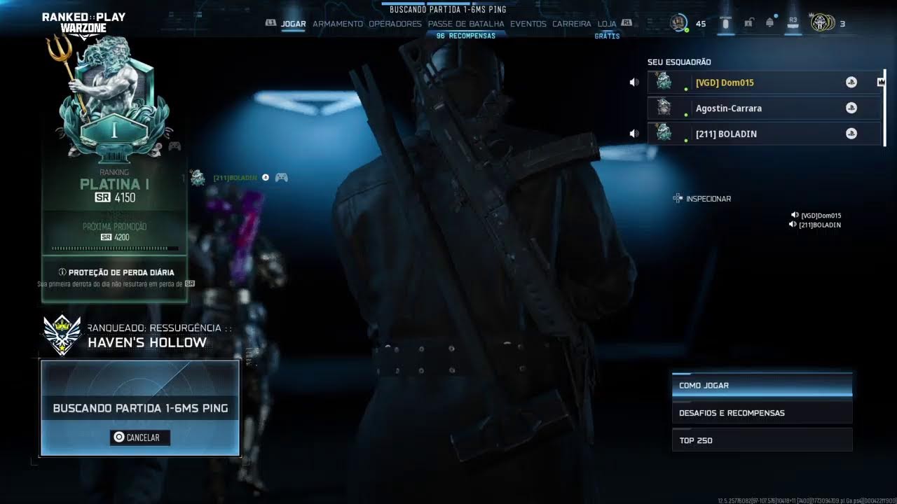 Warzone ao vivo segui pra acompanha