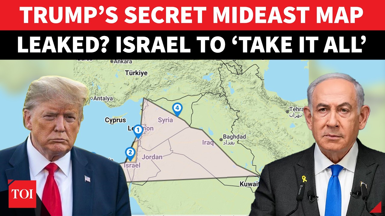 US Envoy ‘LEAKS’ Trump’s SECRET MAP After Iran War; ‘Israel Must Take Over All Of Middle East’