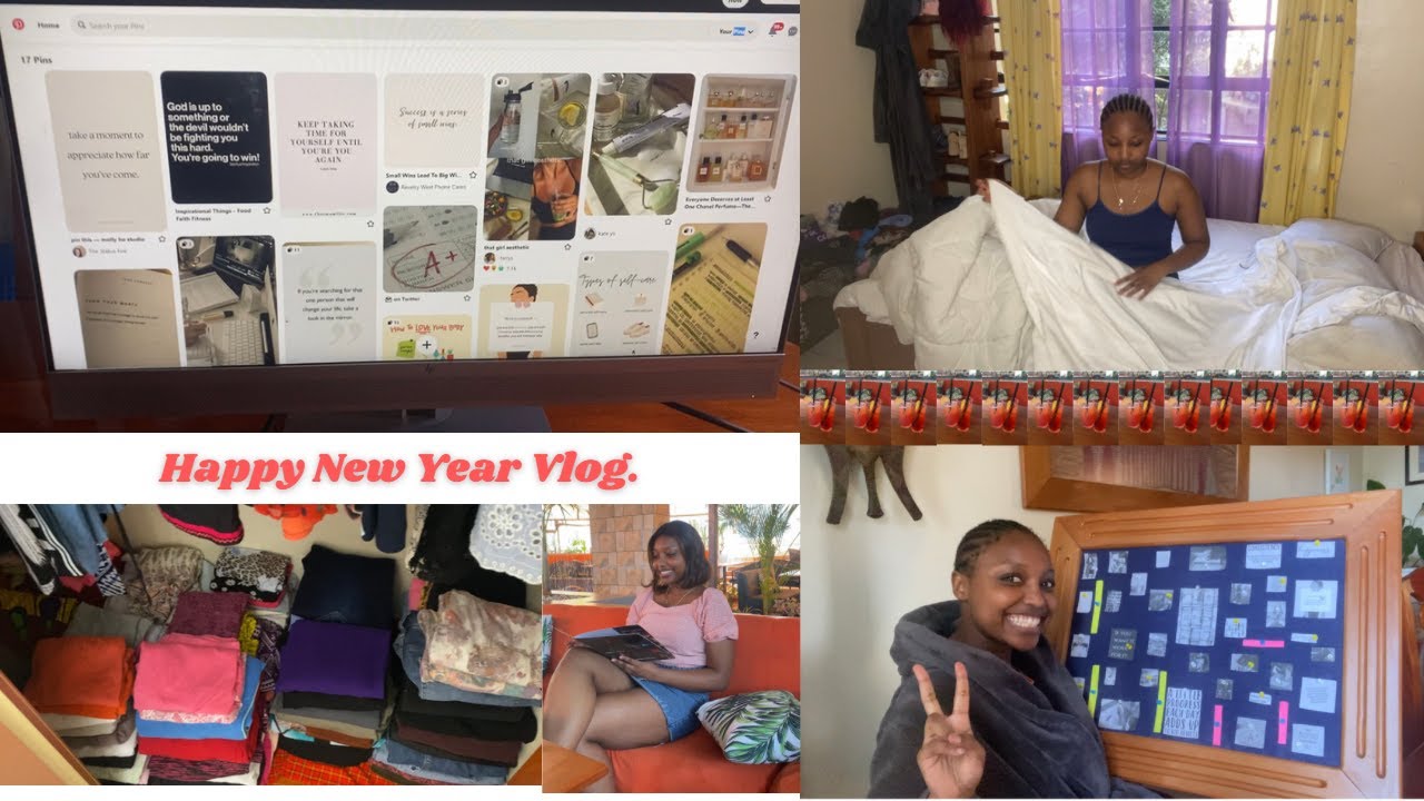 New Year's Vlog: Organizing my room, Making my vision board, Dinner dates with my family and more.