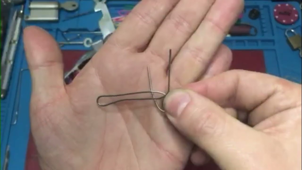 How to open a filing cabinet lock with one paperclip. Plus a bonus book safe open