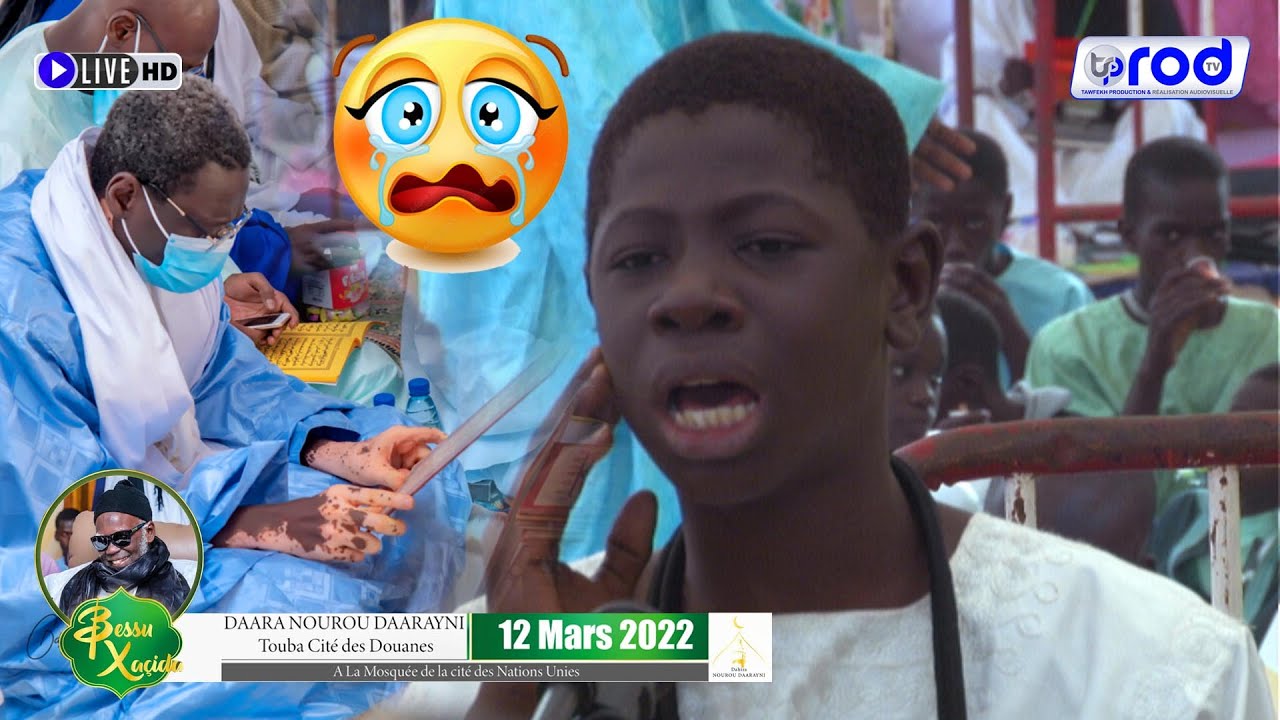 KOUREL TOU TANK JAZBOUL MOURIDE JOURNÉE KHASSIDA 2022 DAARA NOUROU DAARAYNI TOUBA CITE DES DOUANES