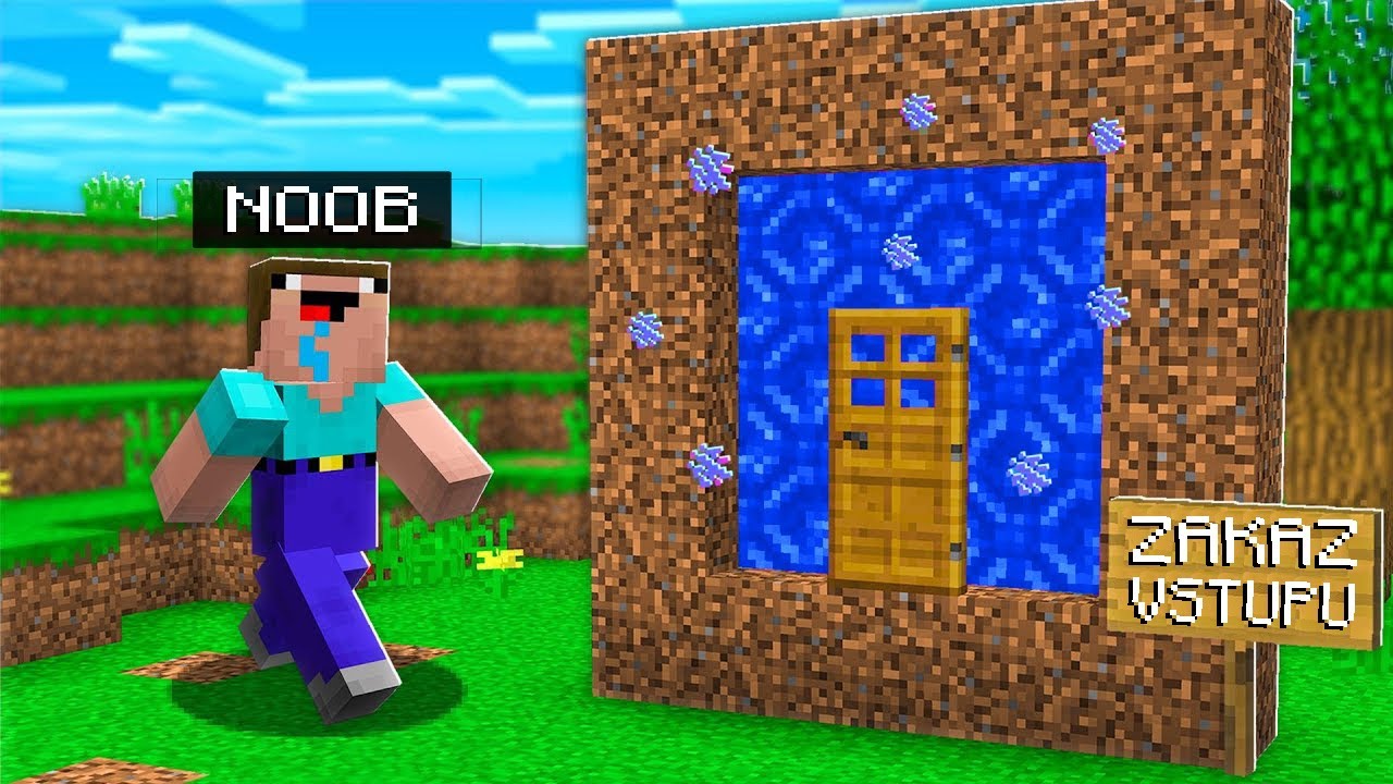 OBJEVILI JSME NOOBUV TAJN&Yacute; PORTAL DO NOOB DIMENZE V MINECRAFTU!🙀 **extr&eacute;mn&iacute;**