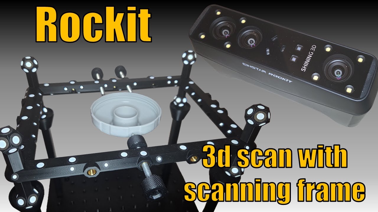 Using Shining3d Rockit with 3d scanning frame