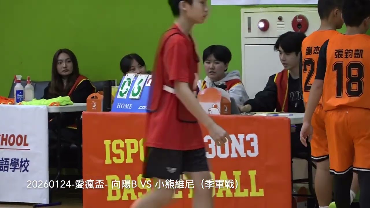 20260124 愛瘋盃  向陽B VS 小熊維尼（季軍戰）
