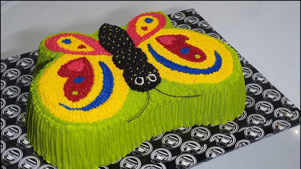 Satisfying Butterfly Cake Making - With Calming Stress Relief Nature Sound