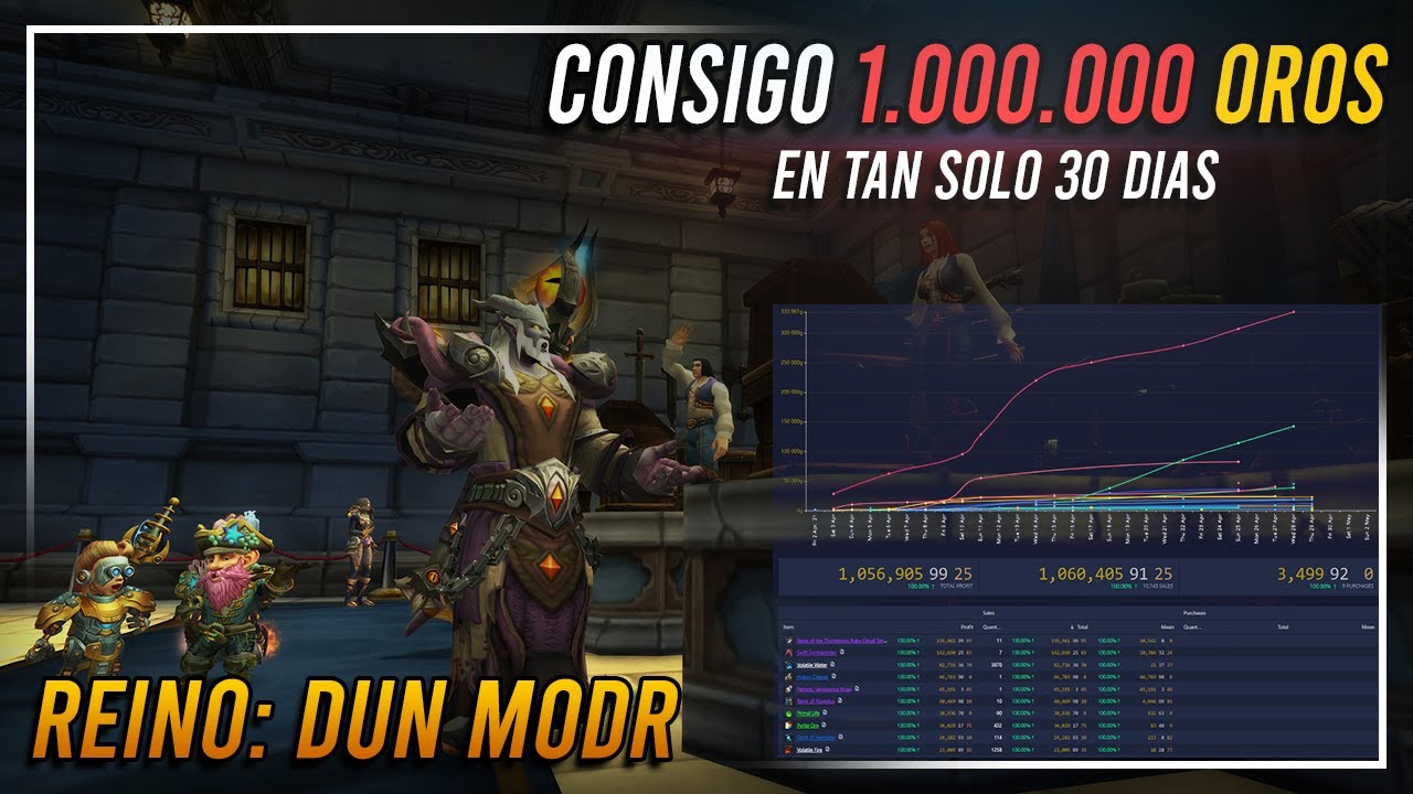 Consigo 1 MILLÓN de ORO en DUN MODR en 30 DÍAS | World of Warcraft