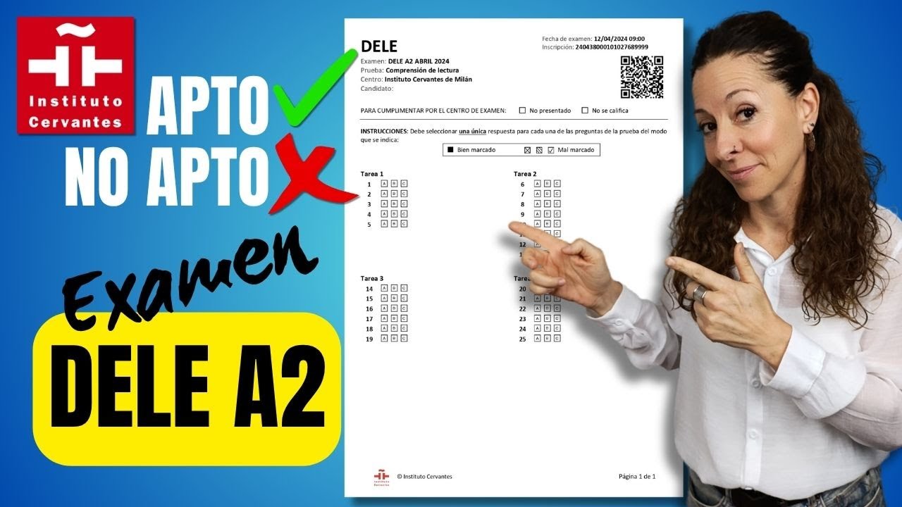 📝Cómo es el examen DELE A2  | 2026 |