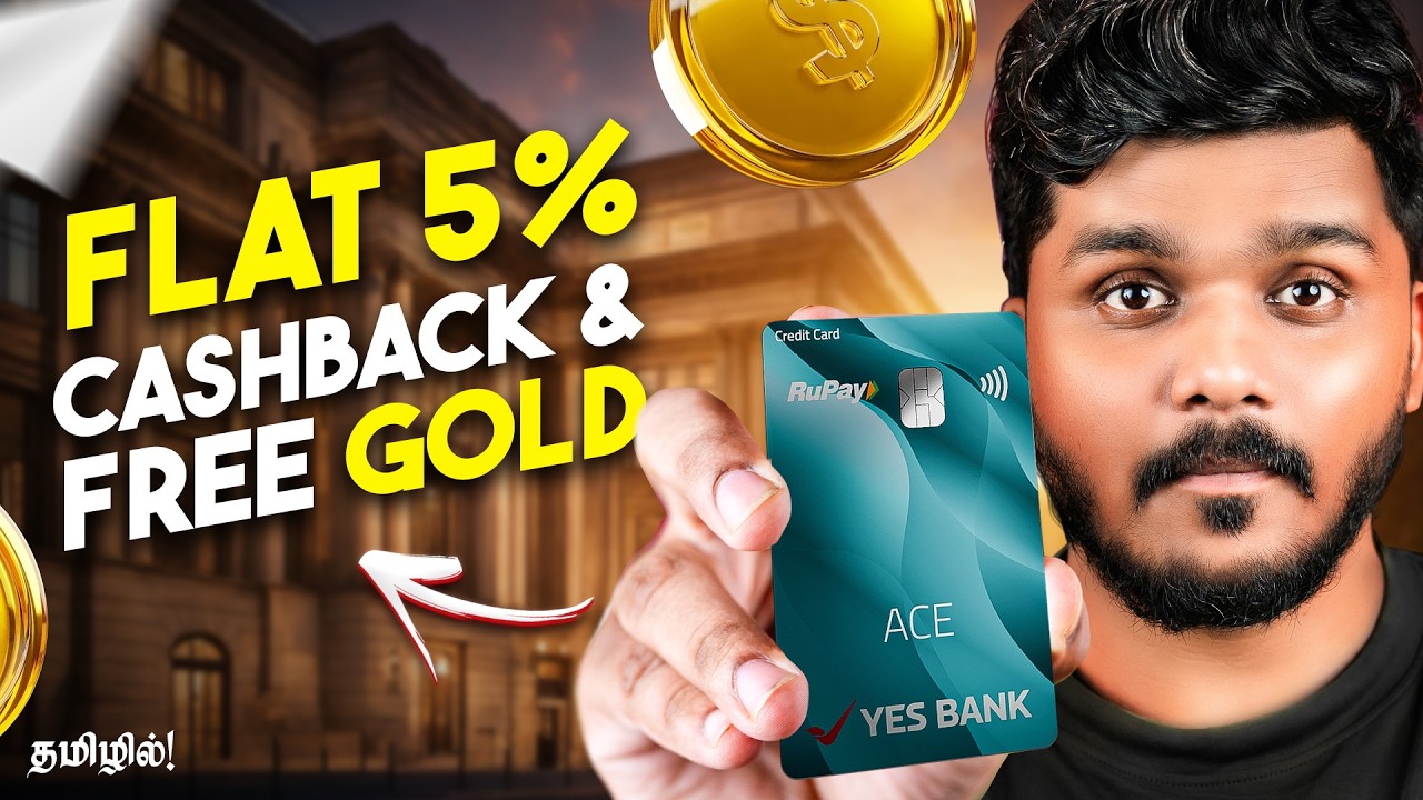 Unlimited 5% Cashback on UPI & Free Gold😍 - Best Lifetime Free Rupay Credit Card 2026 in Tamil!