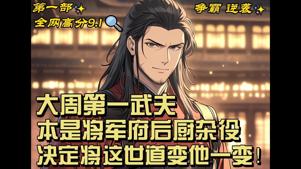 🔥【最新】🔥《大周第一武夫》穿越了，穿越大周，本是将军府后厨杂役，从将军府大夫人的床上醒来。看着这弱肉强食，决定将这世道变他一变！  #穿越#爽文#推文#争霸#杀伐果断#逆袭