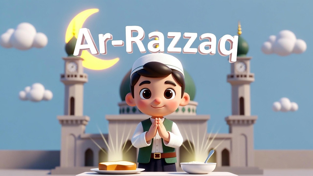 Names of Allah 🌟 | Kids Islamic Song | Nursery Rhyme for Toddlers