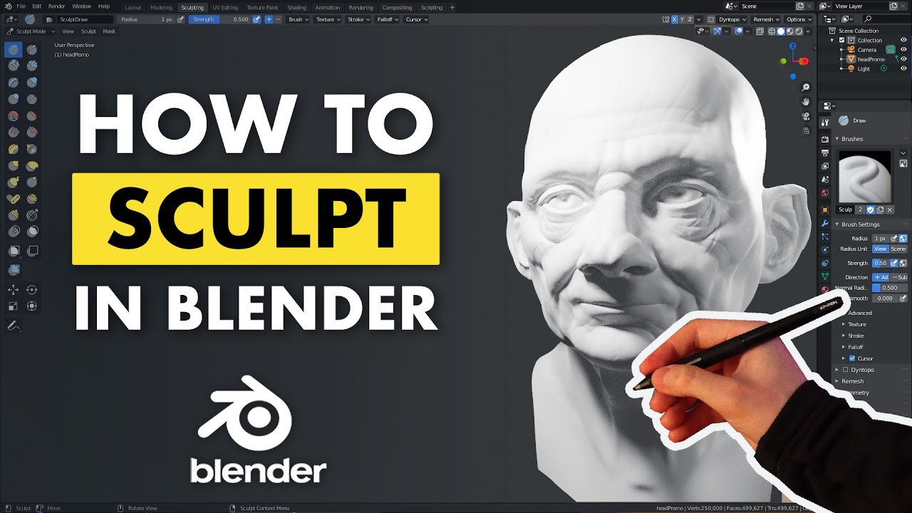 Научитесь лепить в Blender — краткое руководство