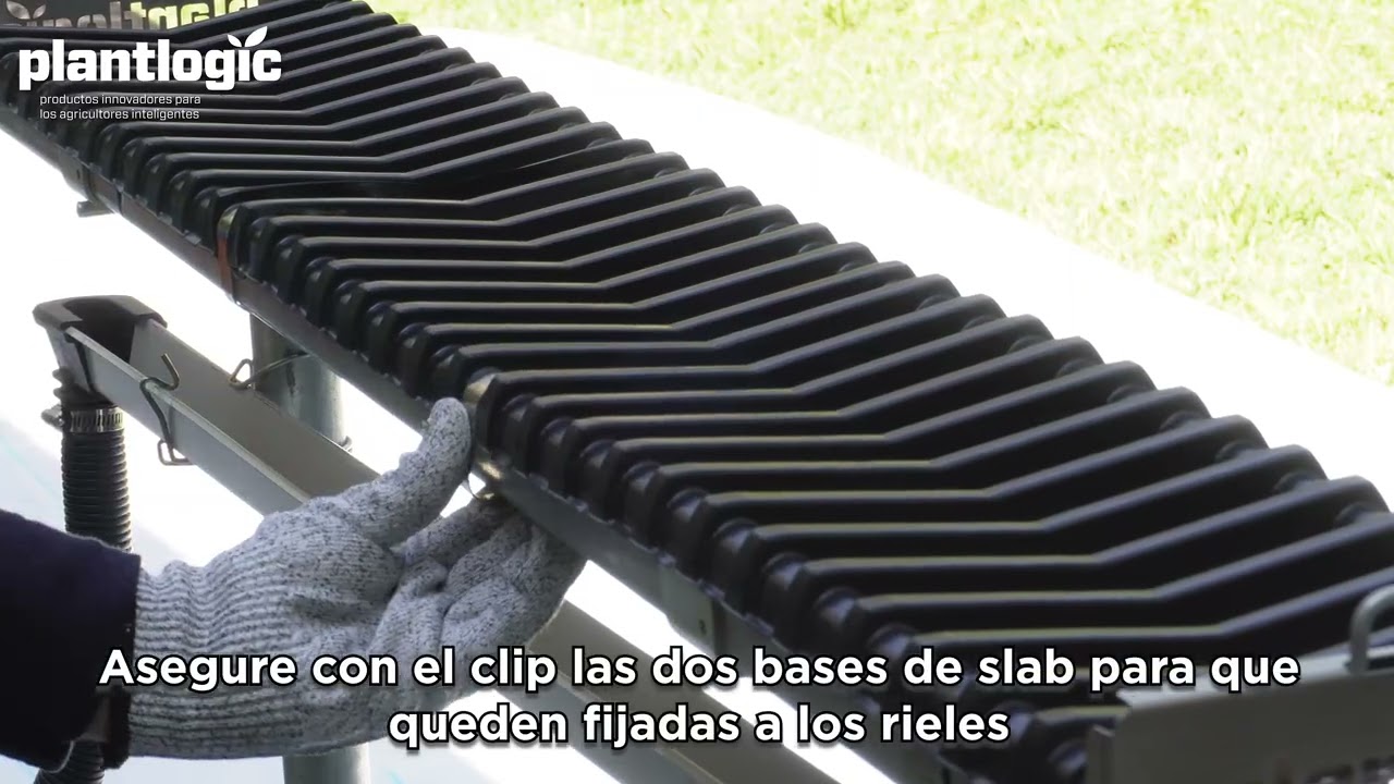 Plantlogic® | Sistema Hi-Grow | Instalación de base clip para slab