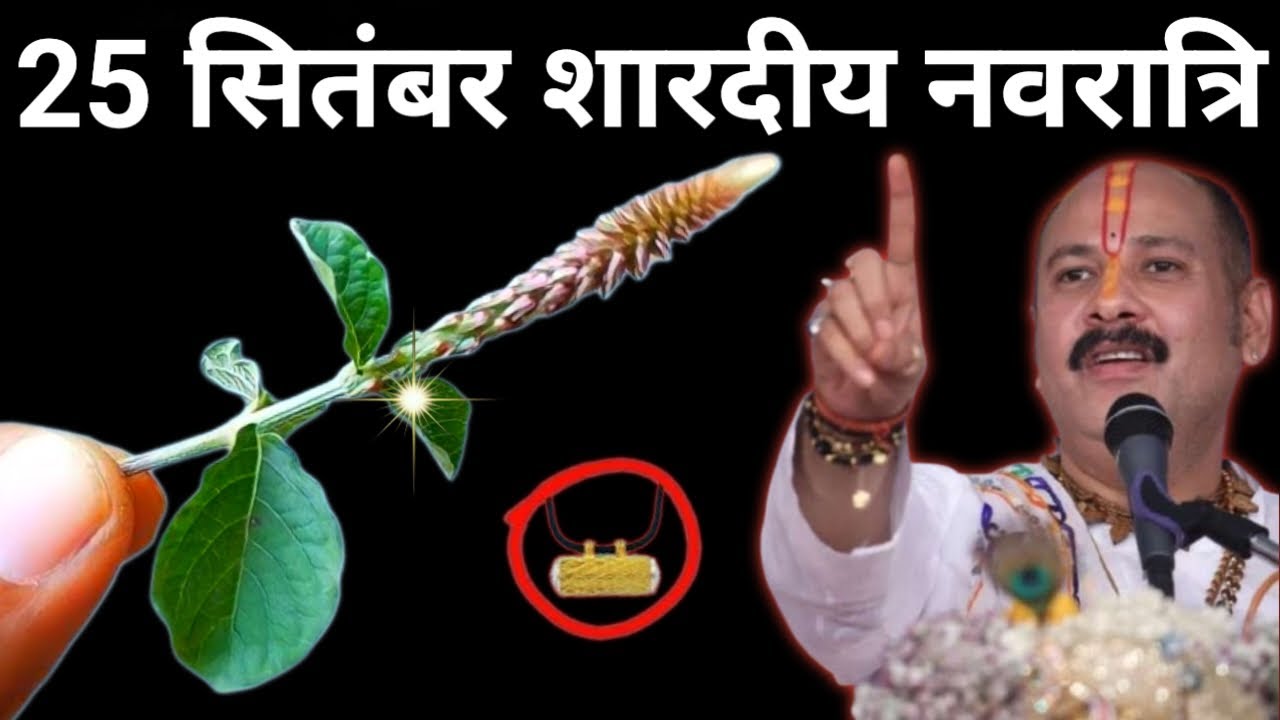 25 सितंबर गुरुवार शारदीय नवरात्रि के दिन पहन लेना इस पौधे की जड़ 😱 तत्काल गरीबी दूर हो जाएगी
