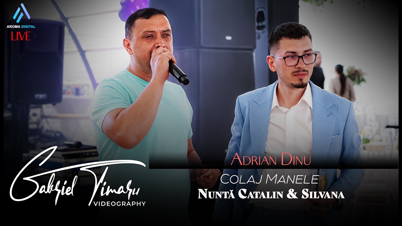 Adrian Dinu - Manele Live Nunta Catalin si Silvana 2022