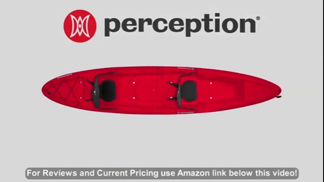 Perception Rambler 9.5 | Sit on Top Kayak for All-Around Fun | Storage with Tie Downs | 9' 6
