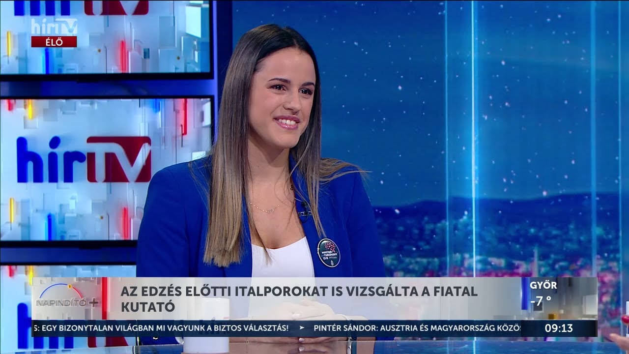 Az edzés előtti italporokat is vizsgálta a fiatal kutató - HírTV