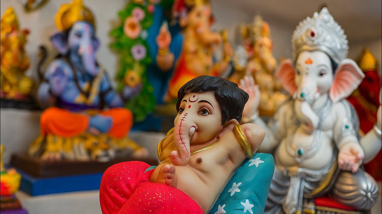 🎉 Magical Ganesh Idols from Solapur in Hyderabad | Himayat Nagar Ganesh Idols Collection 2025 🐘✨| 