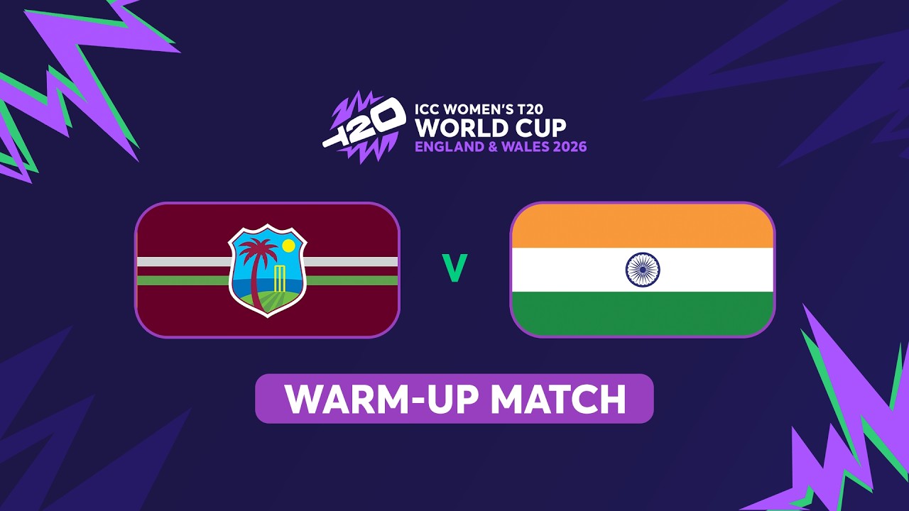 ICC Women's T20 World Cup 2026 Warm-up 5: West Indies vs India #t20worldcup