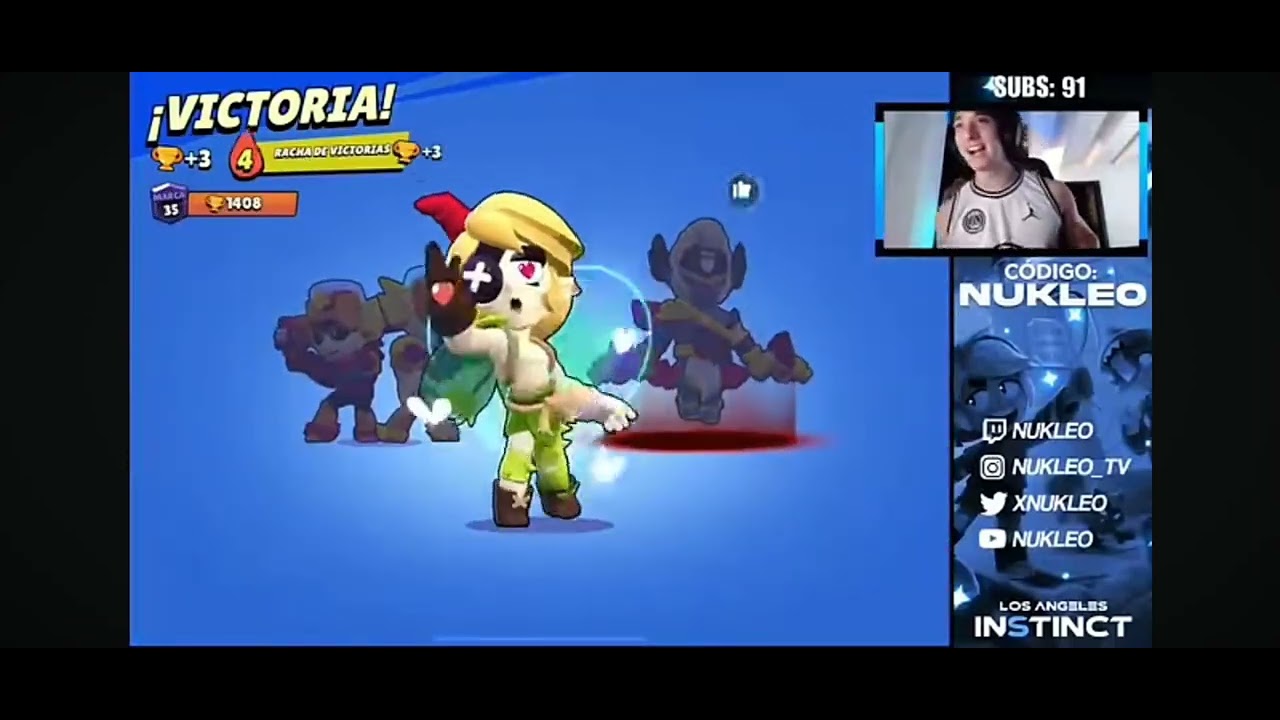 CLIPS LEGENDARIOS DE BRAWL | NUKLEO SUBE A 100.000 COPAS