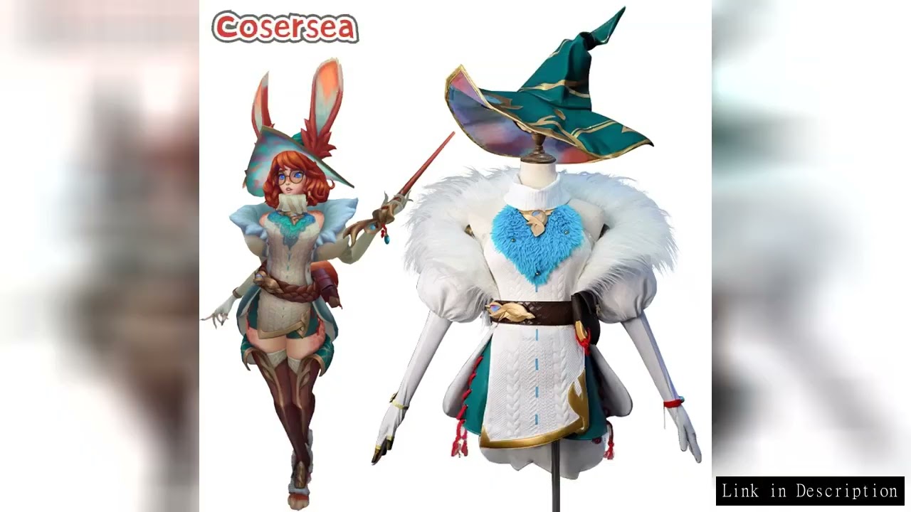 Cosersea Aurora Cosplay Costume With Hat New Skin Game LOL Champion Aurora Cosplay Costume Uniform H