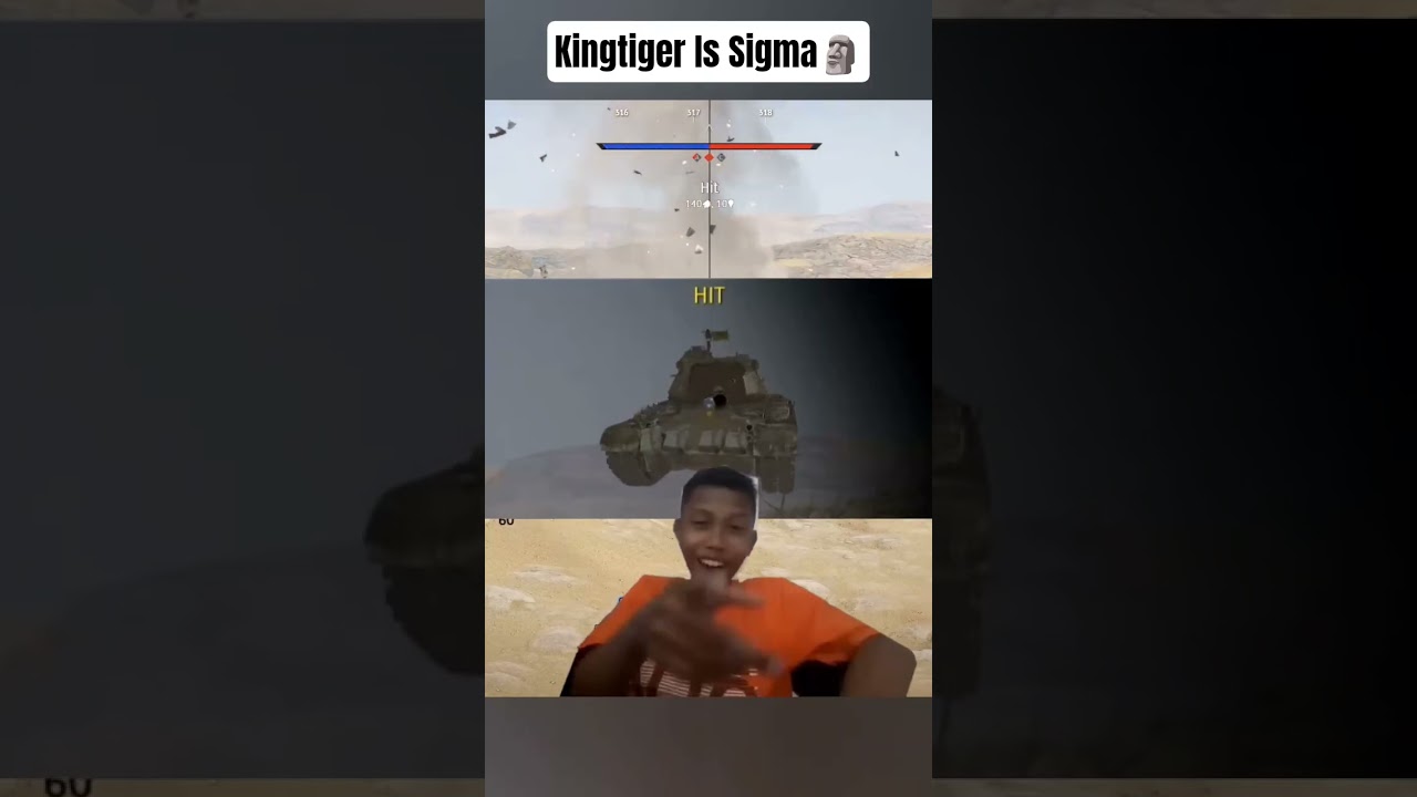 Kingtiger Is The Sigma 🗿 #warthunder #warthundermeme #gaming
