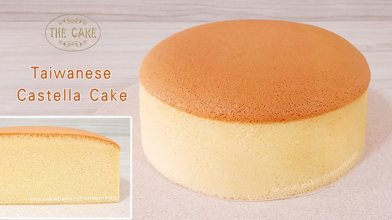 Taiwanese Castella Cake Recipe / Jiggly and Fluffy : สูตรเค้กไข่ไต้หวัน/คาสเทลล่าเค้ก : By The Cake