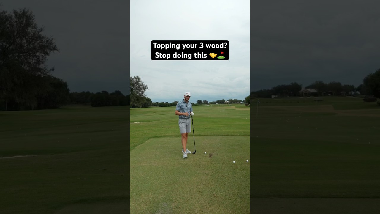 Why You Keep Topping Your 3-Wood (And How to Fix It) 🤝⛳️
