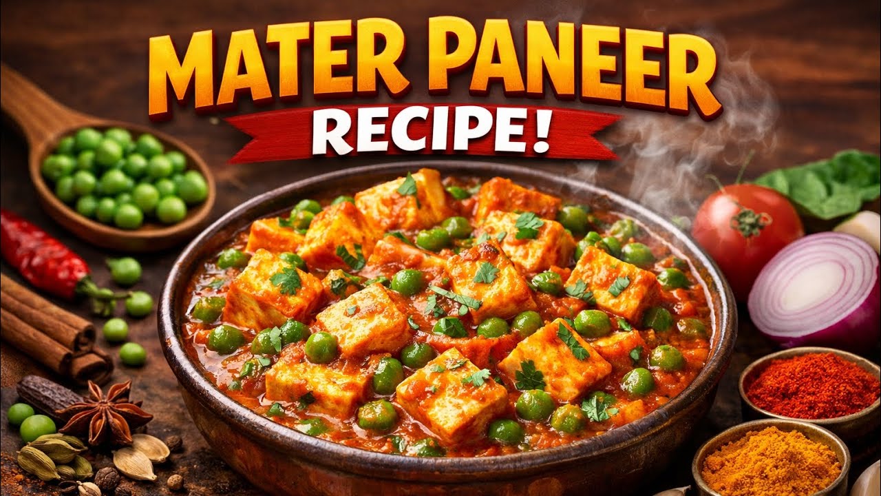 Creamy Mater paneer recipe 