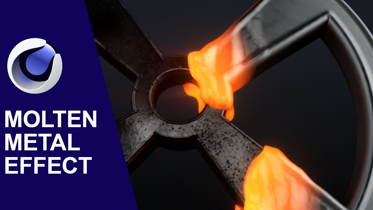 Molten Metal with Cinema 4D and volume builder