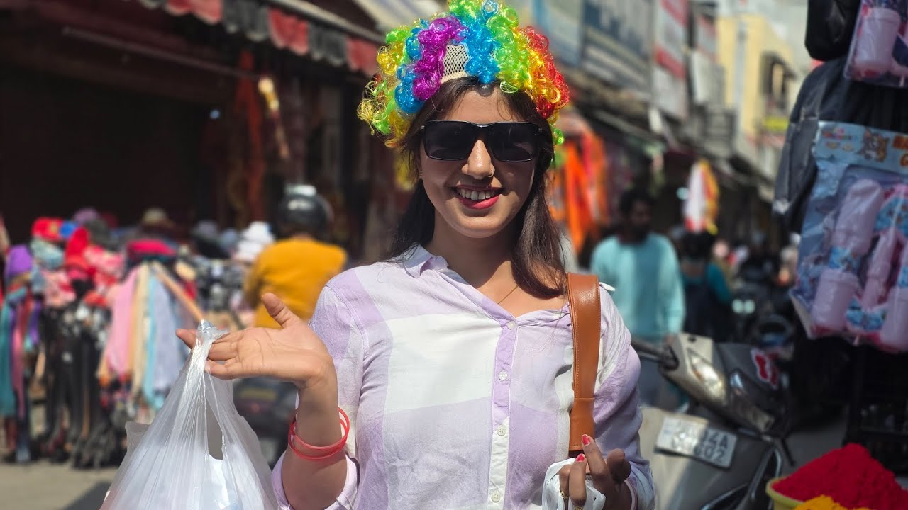 😍🛍Finally होली खत्म होने से पहले मेरी होली की shopping खत्म हो गई😅#youtubefeed #familyvlog #shopping