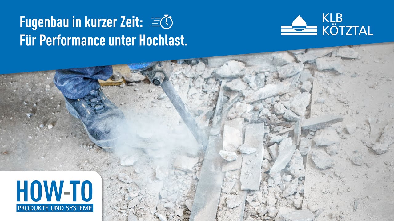 PU 466 - Belastbare, elastische Vergussmasse für befahrbare Block- und Bewegungsfugen - KLB Kötztal