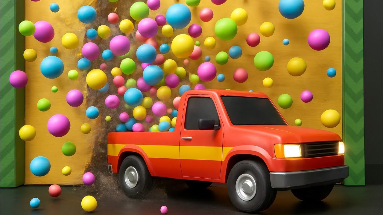 Catch All the Colorful Balls! Let’s Fill the Truck