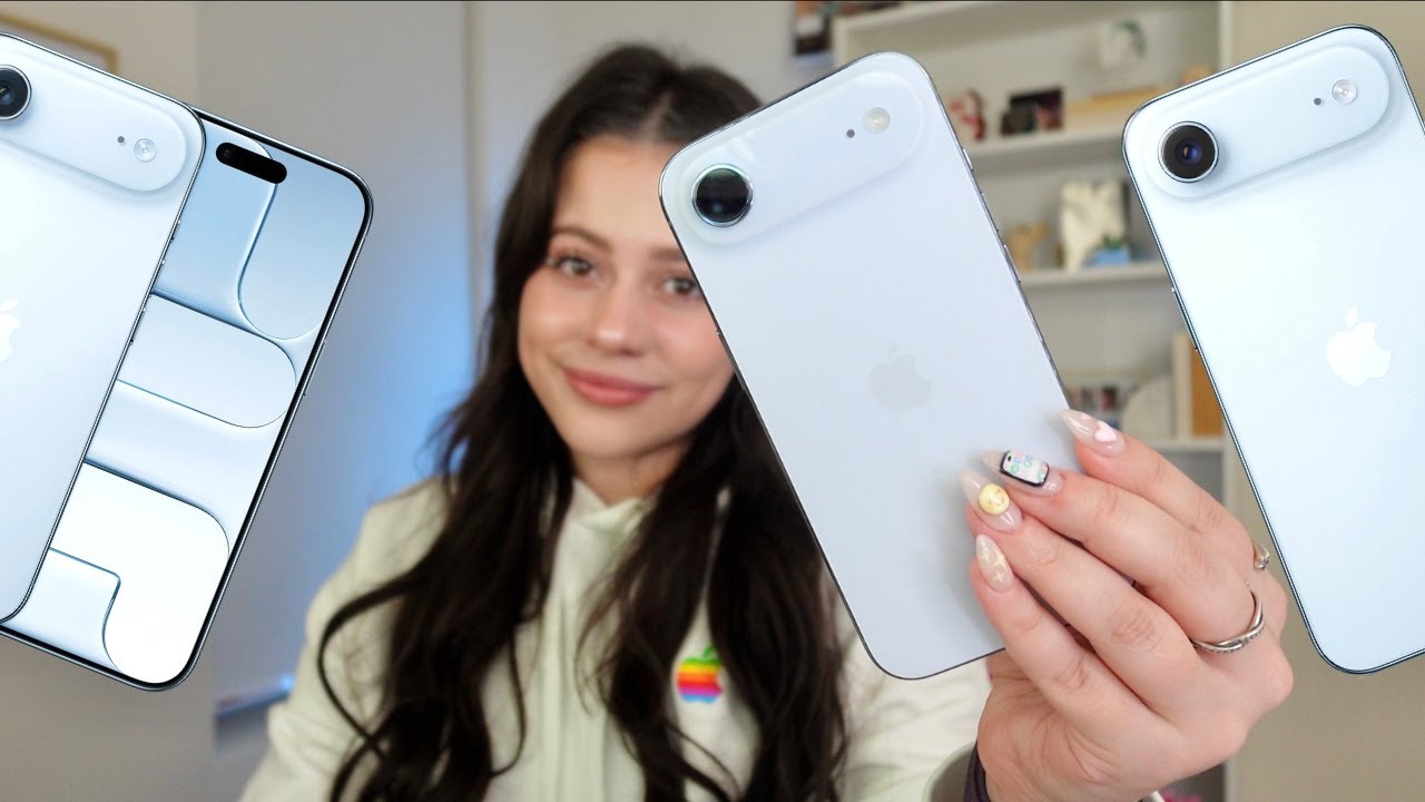Распаковка iPhone AIR в НЕБЕСНО-СИНЕМ цвете!📱☁️ *НЕ ПРОФЕССИОНАЛЬНО* (он такой красивый!!)