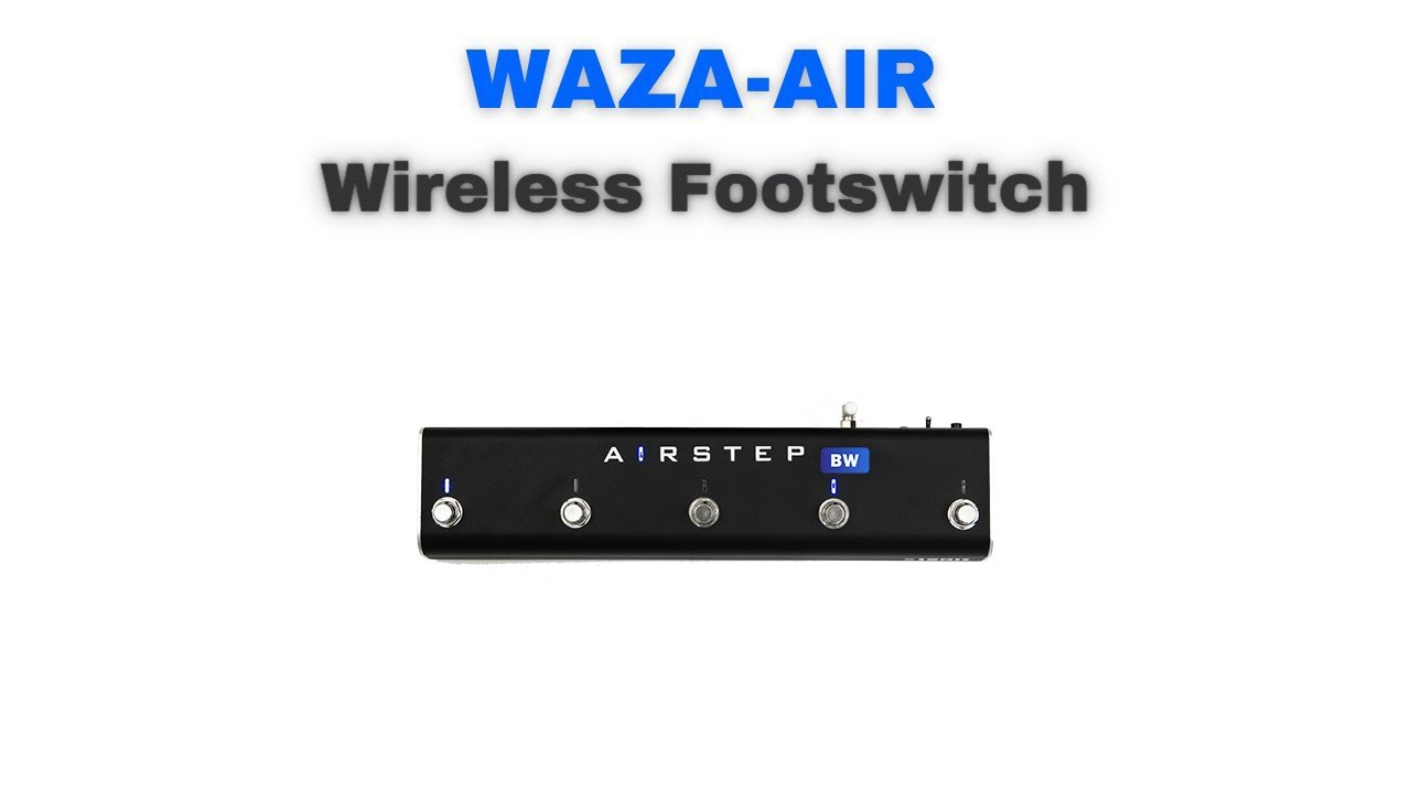 WAZA-AIR Wireless Footswitch - AIRSTEP BW Edition