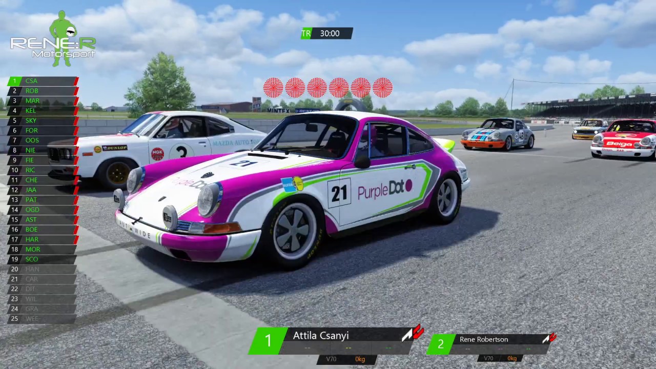 Assetto Corsa Touring Cars Legends @ Silverstone 67 Race 2 - Rene R Motorsport